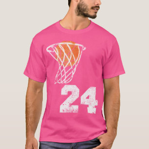 Camiseta Vintage Basball Jersey Número 24 Jogador Numbe