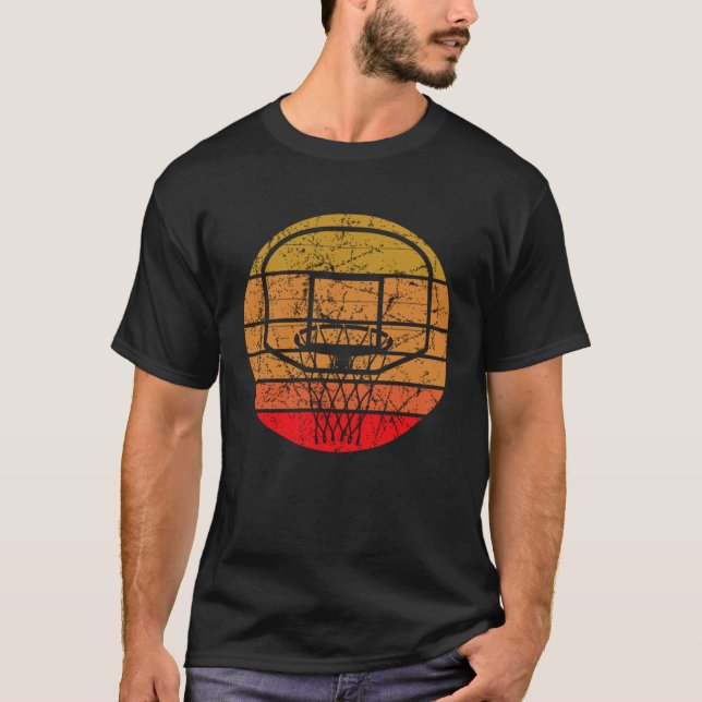 Camiseta Vintage Basball Retro Sunset Basball (Frente)