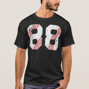 Camiseta Vintage Baseball 88 Jersey Number