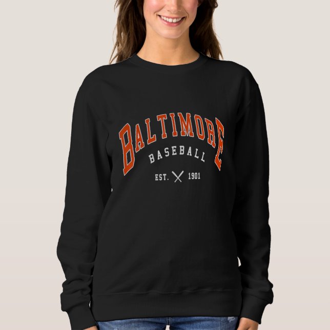 Camiseta Vintage Baseball Baltimore Maryland (Frente)