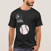 Camiseta Vintage Baseball Dad com Grande Costura V