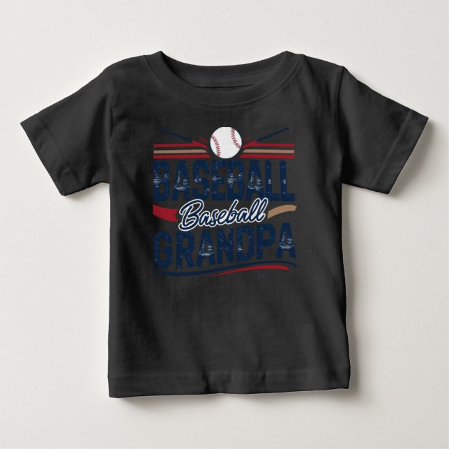 Camiseta Vintage Baseball Grandpa (Frente)