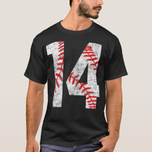 Camiseta Vintage Baseball Mãe 14 Jersey Baseball Favorito P