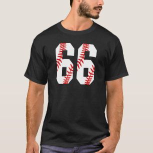 Camiseta Vintage Baseball Mãe 66 Jersey Baseball Favorito 