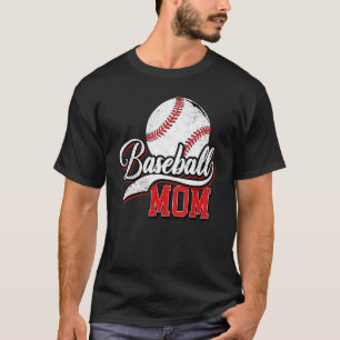 Camiseta Vintage Baseball Mãe, Mão-de-Ferro, Mãe Mãe