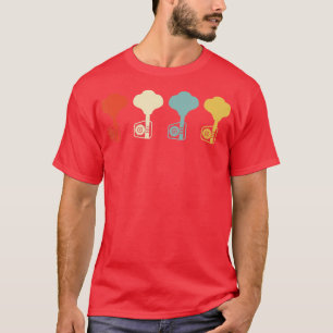 Camiseta Vintage Bass Guitarrista Bhelp Retro Gift