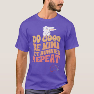 Camiseta Vintage Be Kind A Bunny Lover Animal friend