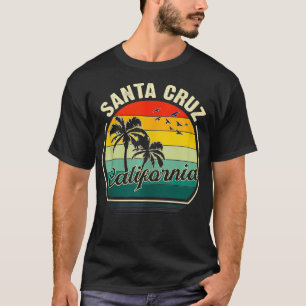 Camiseta Vintage Beach Summer Sunset Palm