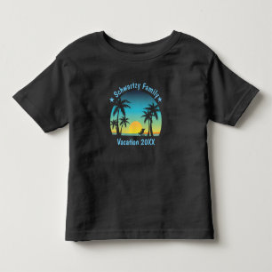 Camiseta Vintage Beach Sunset Vacing Laranja Blue Lounger