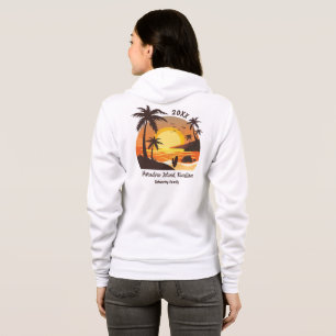 Camiseta Vintage Beach Sunset Vacset surf laranja castanho