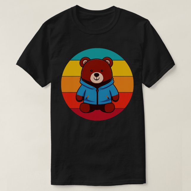Camiseta Vintage Bear (Frente do Design)