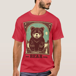 Camiseta Vintage Bear Style girl