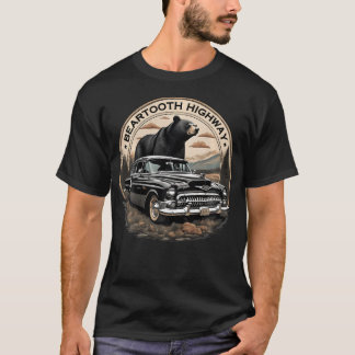 Camiseta Vintage Beartooth Highway Us 212 Montana Road