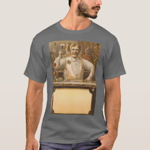 Camiseta Vintage Beer com Barman Antigo