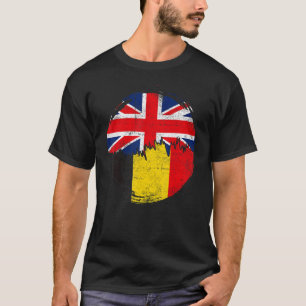 Camiseta Vintage Belgians with British Flag Roots Belgium