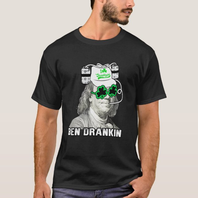 Camiseta Vintage Ben Drankin Beer Rua. (Frente)