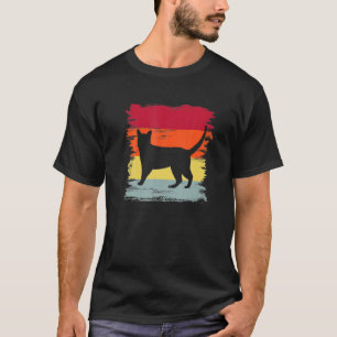 Camiseta Vintage Bengal Cat Bengala Cat Mãe Pai