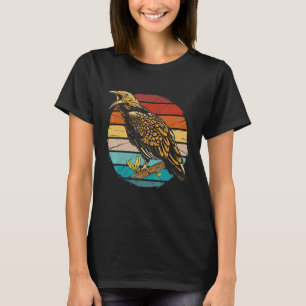Camiseta Vintage beo bird parado em um galho