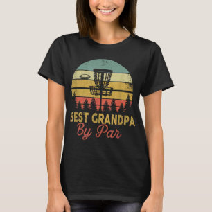 Camiseta Vintage Best Avô By Par Disk Golf Gift Gift Pai Fa