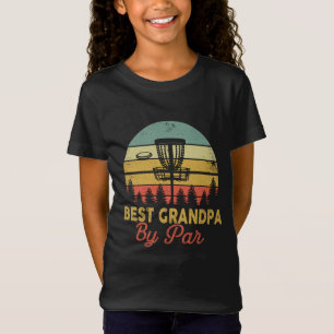 Camiseta Vintage Best Avô By Par Disk Golf Gift Gift Pai Fa