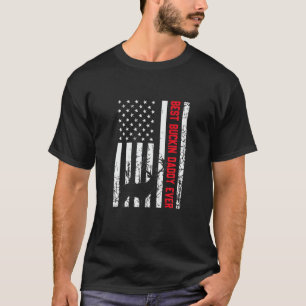 Camiseta Vintage Best Buckin Pai Nunca Deer Hunter Legal H