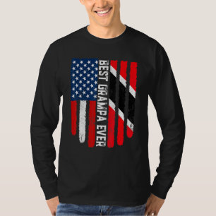 Camiseta Vintage Best Grampa Ever American Trinidad E Tob