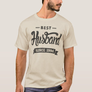 Camiseta Vintage Best Husband Desde 1994