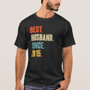 Camiseta Vintage Best Husband Desde o Aniver do Casamento c
