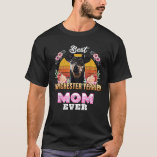 Camiseta Vintage Best Manchester Terrier Mãe Alguma Vez Mãe
