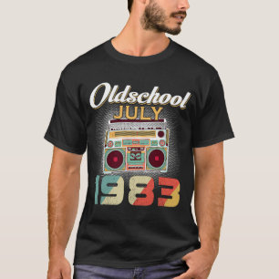 Camiseta Vintage Best of JULY 1983 - 37 Anos Aniversário Ca
