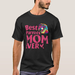 Camiseta Vintage Best Parrots Mãe Alguma Vez Colorida Parr