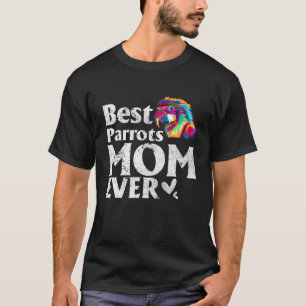 Camiseta Vintage Best Parrots Mãe Alguma Vez Colorida Parr