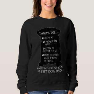 Camiseta Vintage Best Pug Dog Pai Para Pai Homens Da