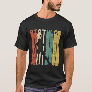 Camiseta Vintage Biathlon Retro Biathlett Gift