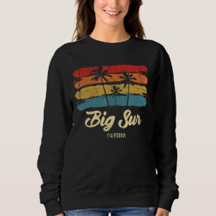 Camiseta Vintage Big Sur California Palm Trees Ca Retro