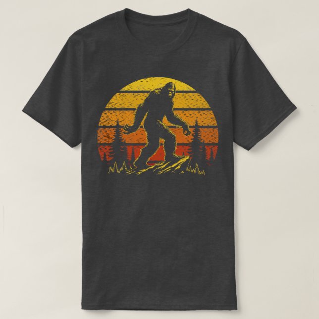 Camiseta vintage bigfoot (Frente do Design)