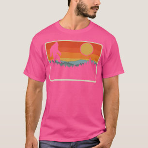 Camiseta Vintage Bigfoot Mínimo de Caminho de Sol Retroativ