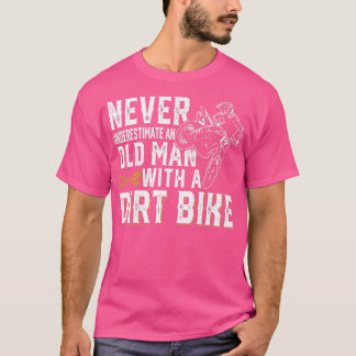Camiseta Vintage Biker Nunca Subestima O Velho Motocyc