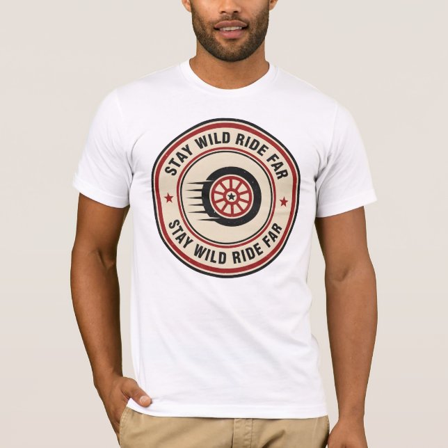 Camiseta Vintage Biker Road Motion (Frente)