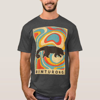 Camiseta Vintage Binturong Lover Animal Retro Style