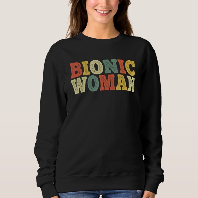 Camiseta Vintage Bionic Hip Replacemen (Frente)