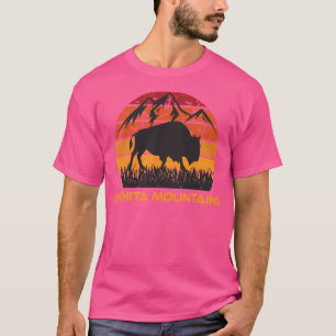 Camiseta Vintage Bison Wichita Monta Parque Nacional Solare