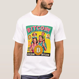 Camiseta Vintage Bitmoney BTC Advertisement Cryptocurrency