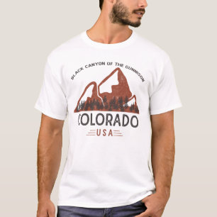 Camiseta Vintage Black Canyon do Parque Nacional de Gunniso