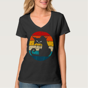 Camiseta Vintage Black Cat Retro Style Vintage Cat 1