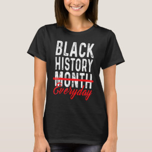 Camiseta Vintage Black History Month Black African Afro