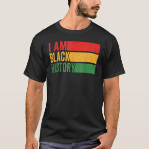 Camiseta Vintage Black History Month Fist Men 1