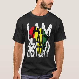 Camiseta Vintage Black History Month Shirt Fist Men_1