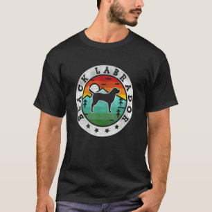 Camiseta Vintage Black Labrador Retro Cachorro Mãe Pai