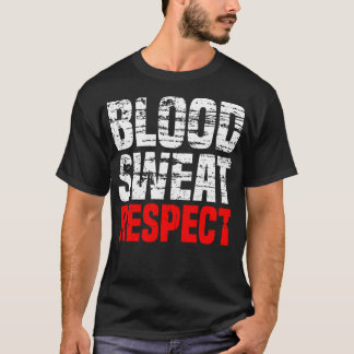 Camiseta Vintage Blood Sweat Respeite Gym Malhação Sport Mo